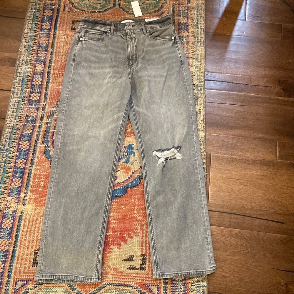 90s straight leg high rise curvy fit